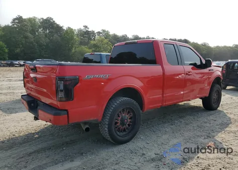 2016 Ford F150 Super Cab из США, поврежденный, VIN 1FTEX1EP3GFB40399